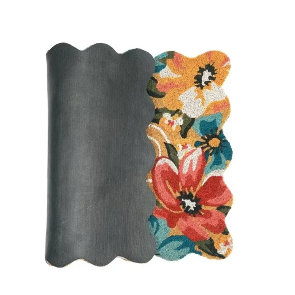 Floral Hello Summer Coir Doormat, 23